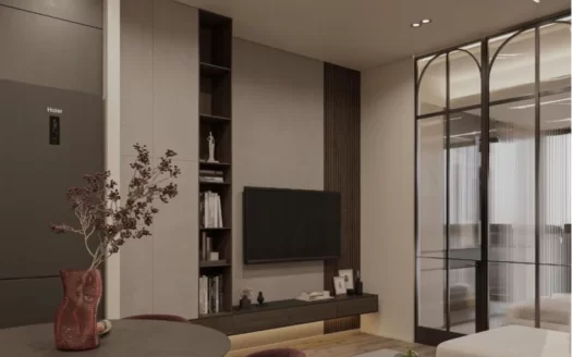 A one room beautiful apartment, Komitas Avenue, 45 sq.m., major renovation, 16/18 floor