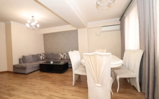 3 room apartment on Saryan Street in the center, 85 sq.m., 9/16 floor, 2 bathrooms, high ceilings